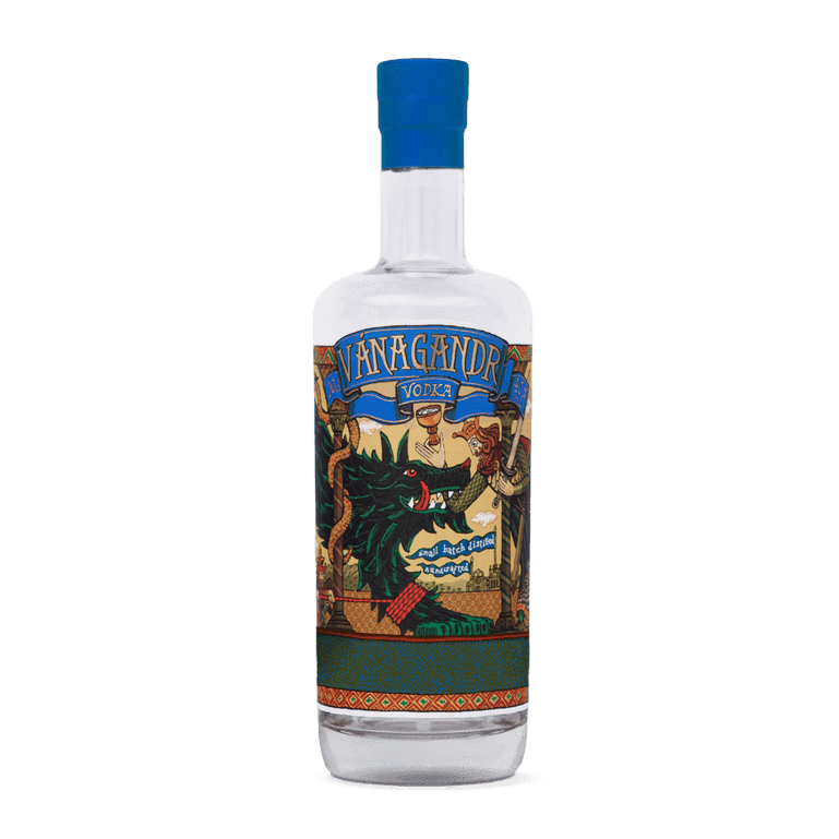 Vodka de Vánagandr Destilerías, botella de 70 cl