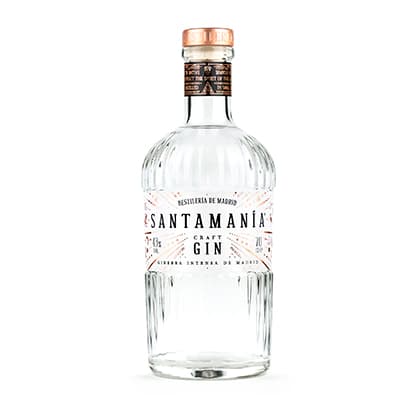 Ginebra Santamanía de Destilería de Madrid, 1 botella de 70 cl