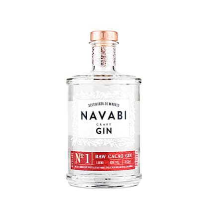 Ginebra Navabi Nº1 Cacao de Destilería de Madrid, 1 botella de 70 cl