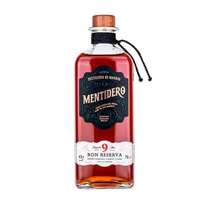 Ron Mentidero "Reserva 9 años" de Destilería de Madrid, 1 botella de 70 cl