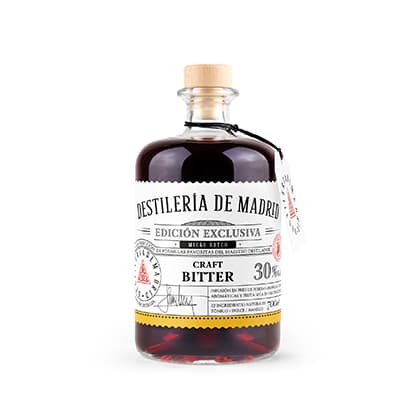 Bitter craft de Destilería de Madrid, 1 botella de 70 cl