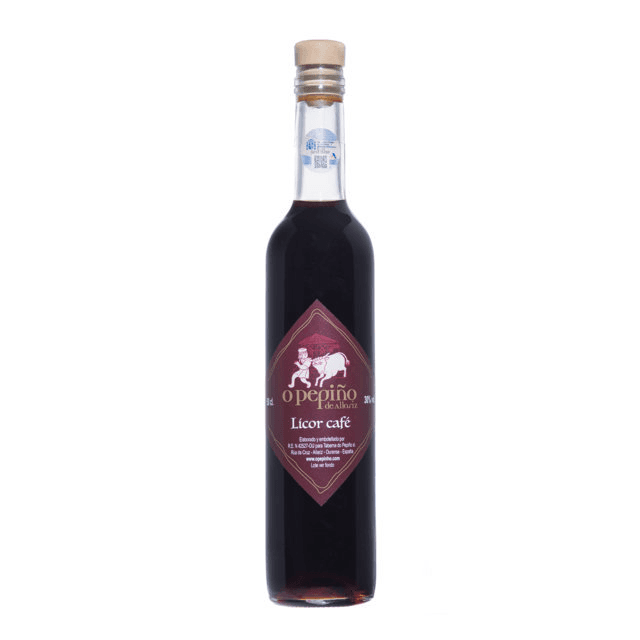 Licor de café artesano de O Pepiño, 1 botella de 50 cl