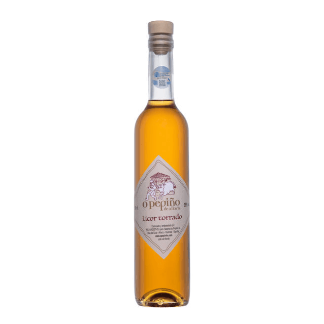 Licor torrado artesano de O Pepiño, 1 botella de 50 cl