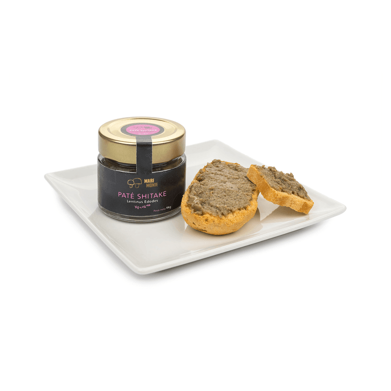 Paté seta Shiitake con mejillones de Mare Monte Setas, 1 tarro de 94 g