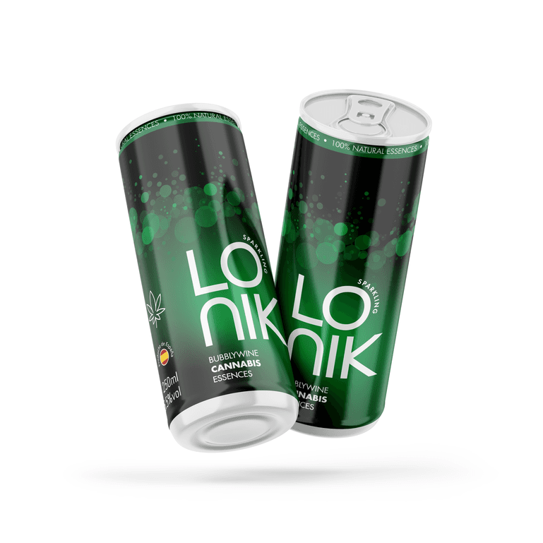 Lonik Bubblywine Cannabis Essences, lata 25 cl