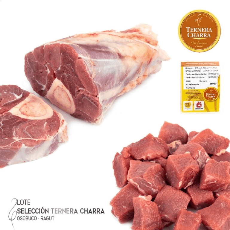 Lote para guiso y horno de Ternera Charra, 4 kg