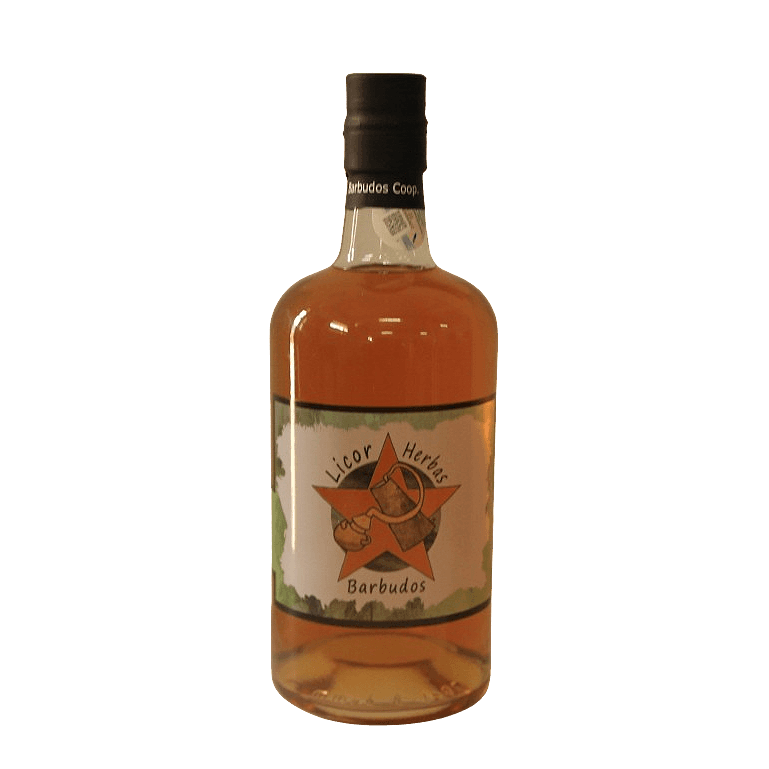 Licor de hierbas de Barbudos, botella 70 cl