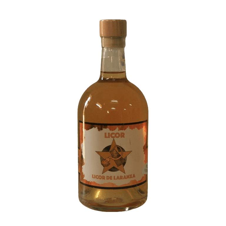 Licor de naranja de Barbudos, botella 70 cl