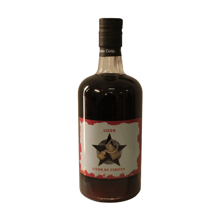 Licor de cerezas de Barbudos, botella 70 cl