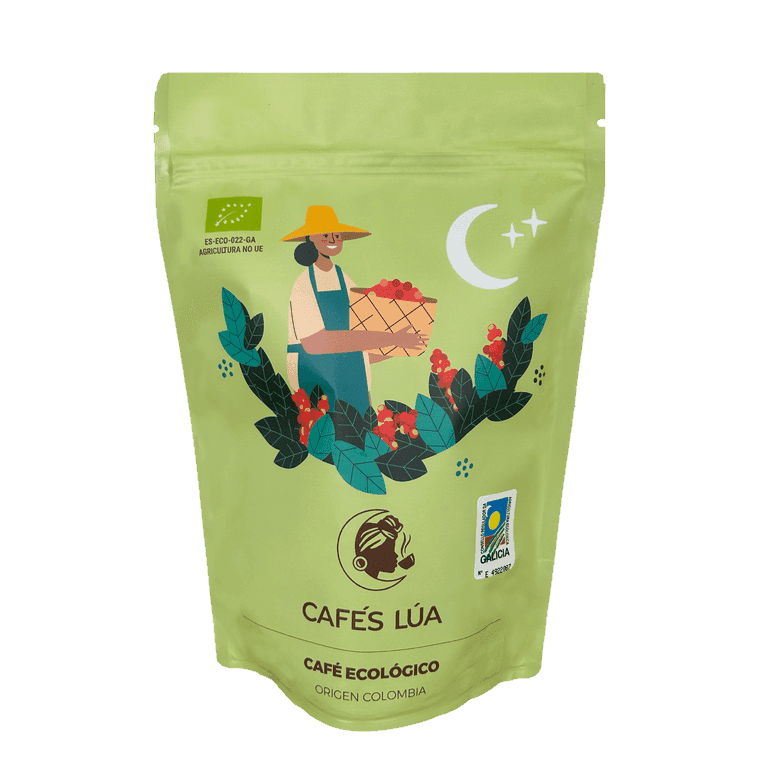 Café ecológico origen Colombia de Cafés Lúa, 250 g