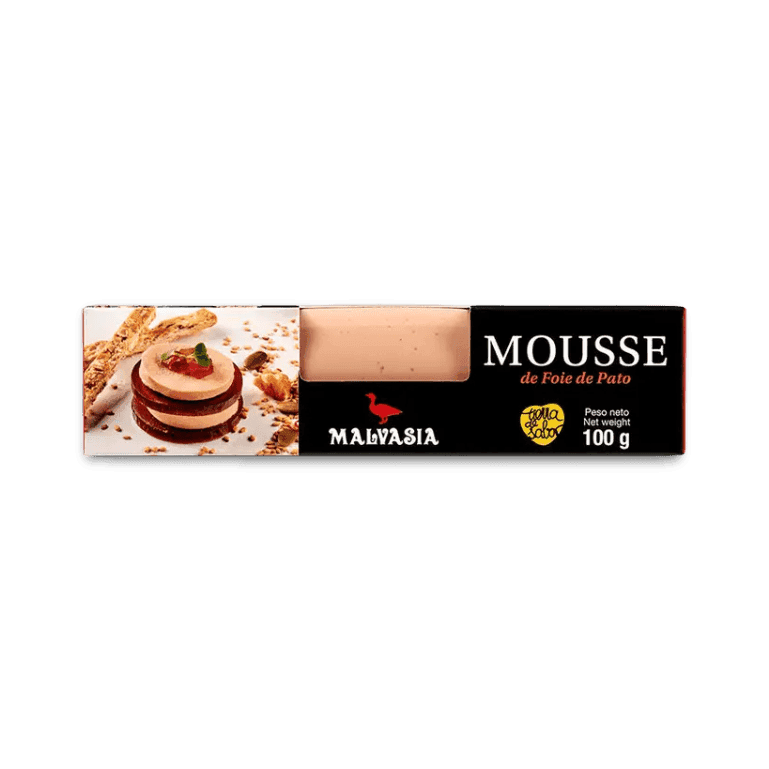 una caja de Mousse de Foie
