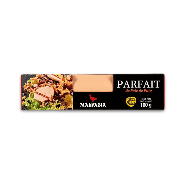 una caja de Parfait de Foie