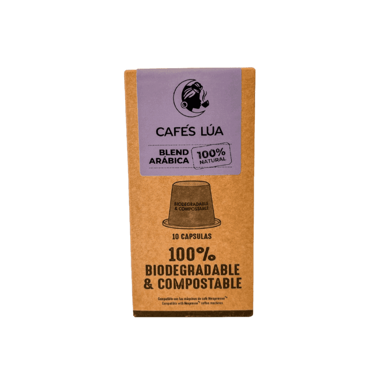 una caja de cápsulas de café Blend Arábica