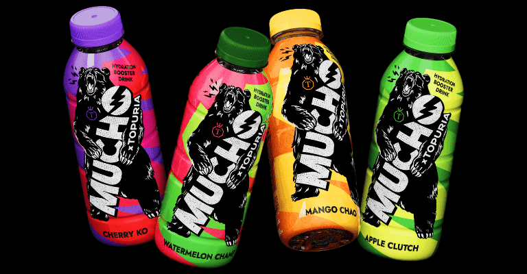 Botellas de bebidas Mucho