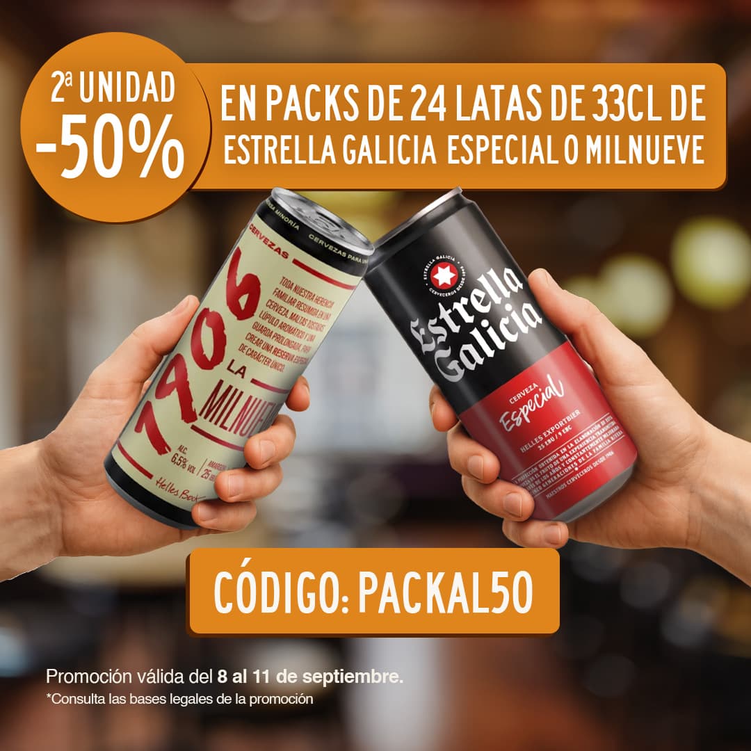 50% en 2ª lata mobile
