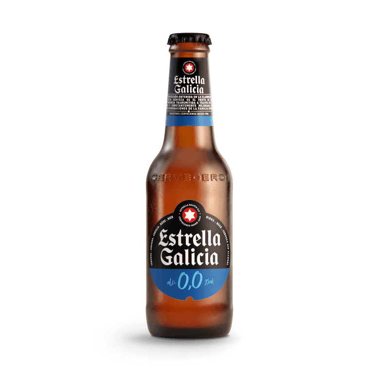 Estrella Galicia 0,0, 24 botellas de 25 cl