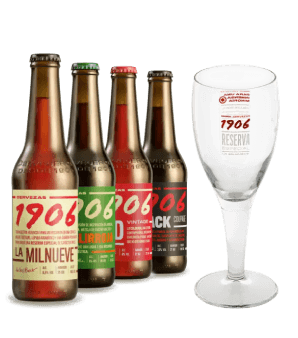 Pack brindis familia cervezas 1906