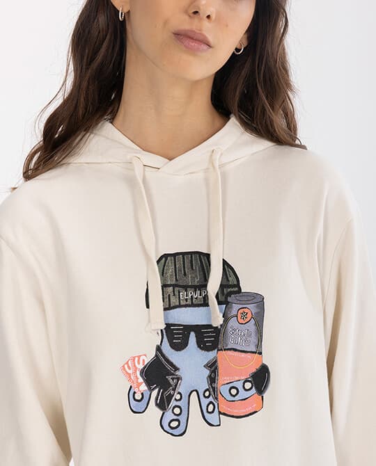 Sudadera Concert Soul Blanca