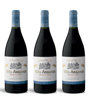 3 botellas de Viña Ardanza Reserva 2016