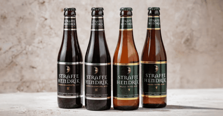 Botellas de cerveza Straffe Hendrick