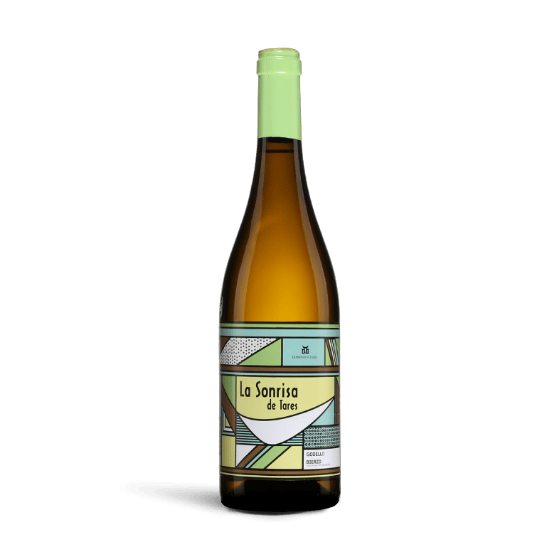 botella de vino blanco la sonrisa de tares