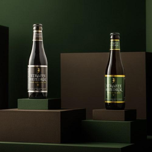 Dos botellas Straffe Hendrik