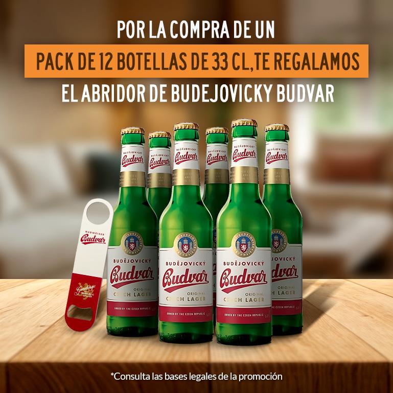 Budejovicky Budvar, 12 botellas de 33 cl