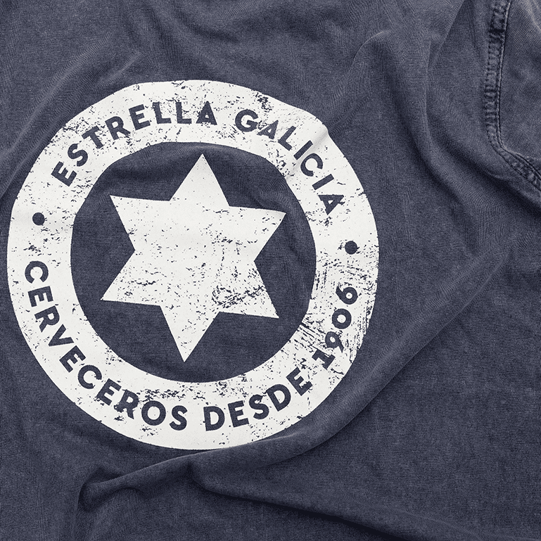 Camiseta Estrella Galicia logo