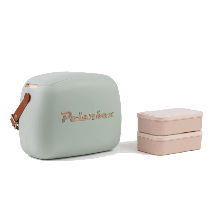 CoolerBag verde de Polarbox con recipiente