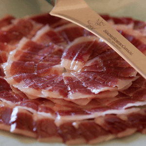 Jamon fileteado Sanchez Romero Carvajal