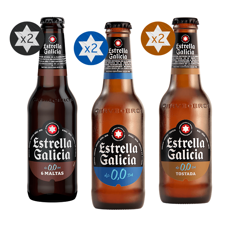 pack de familia estrella galicia 0,0