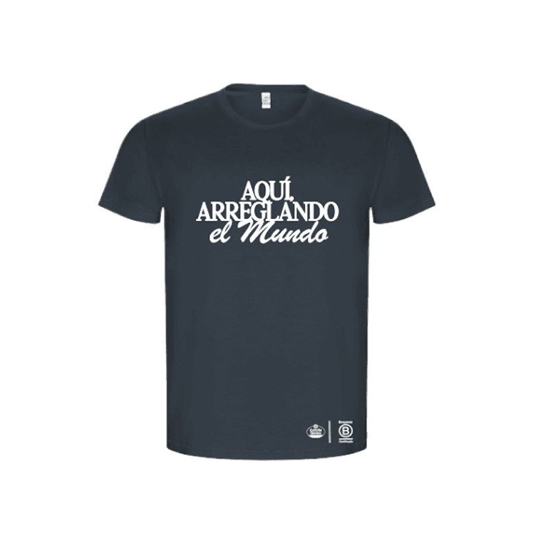 Camiseta Estrella Galicia Aquí arreglando el mundo