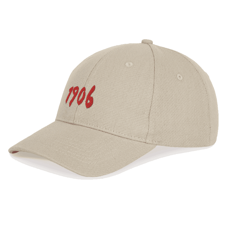 Gorra de beisbol beige con el logo de 1906