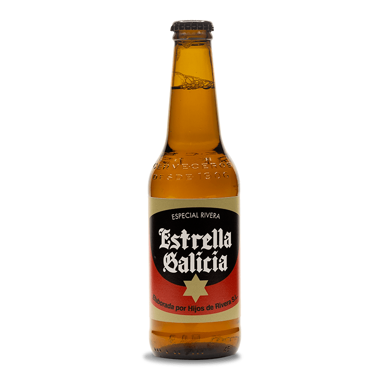 Colección de etiquetas de Estrella Galicia