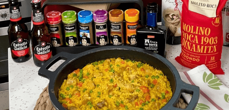 Receta fácil de arroz con pollo