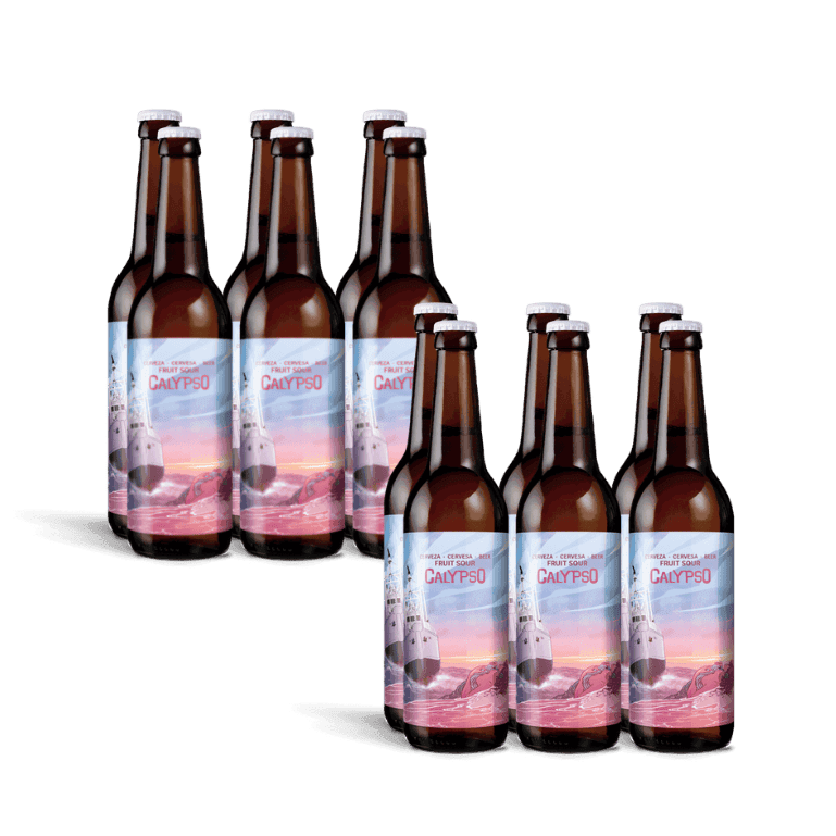 pack de 12 botellas de cerveza Althaia Calypso