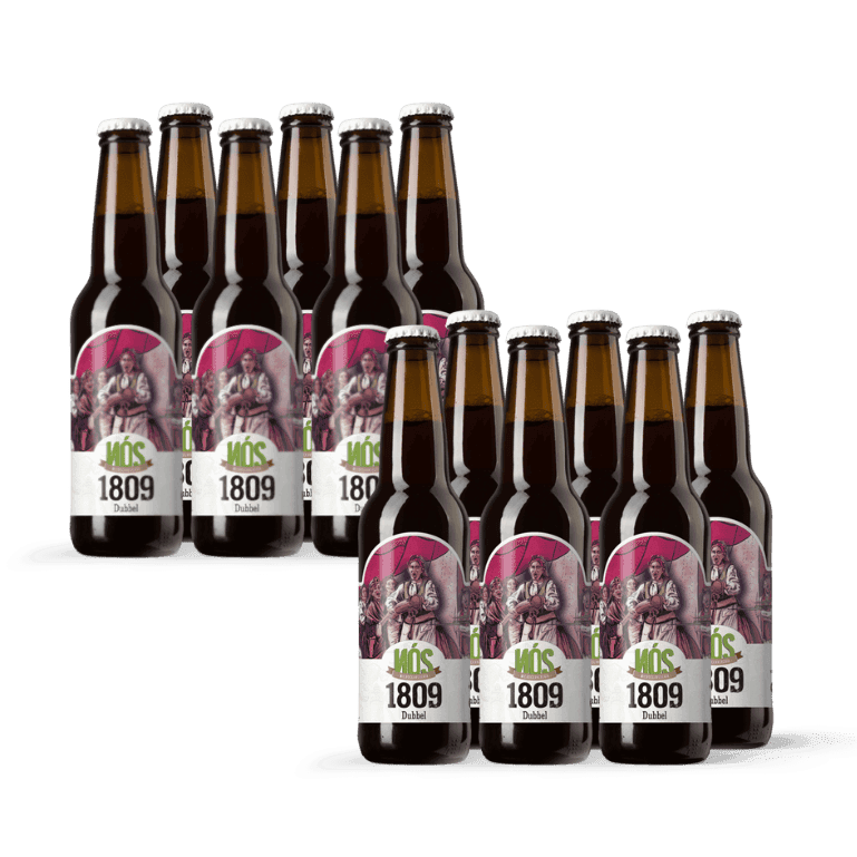 pack de 12 botellas de cerveza Nós 1809 Dubbel