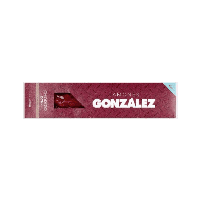 una caja de Chorizo de Jamones González de 250 g