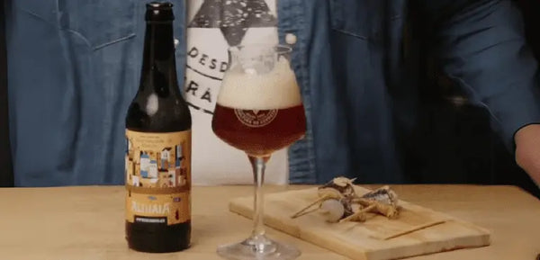 Maridaje de cerveza Althaia Mediterranean Marzen con rollmops para Oktoberfest