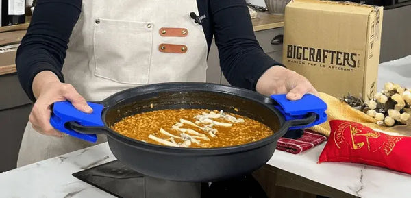 Receta de arroz meloso de navajas, pulpo y zamburiñas
