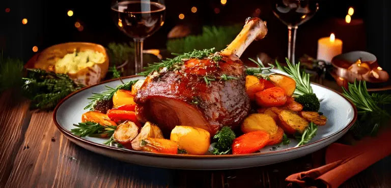 Receta de cordero al horno con hierbas aromáticas y guarniciones para Navidad. ¡Pruébala ya!