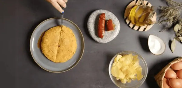 Receta de tortilla con chips y chorizo