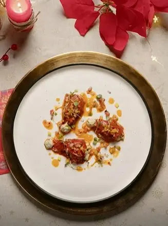 Receta de pimiento relleno de queso veggie