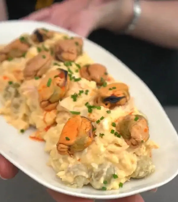 Receta de ensaladilla de mejillones