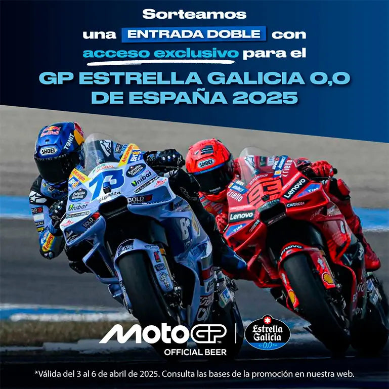 Sorteo entrada doble Gran Premio Estrella Galicia 0,0 de España