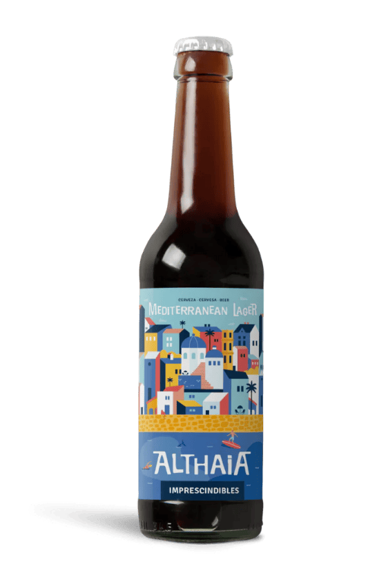 Althaia Mediterranean Lager, botella de 33 cl