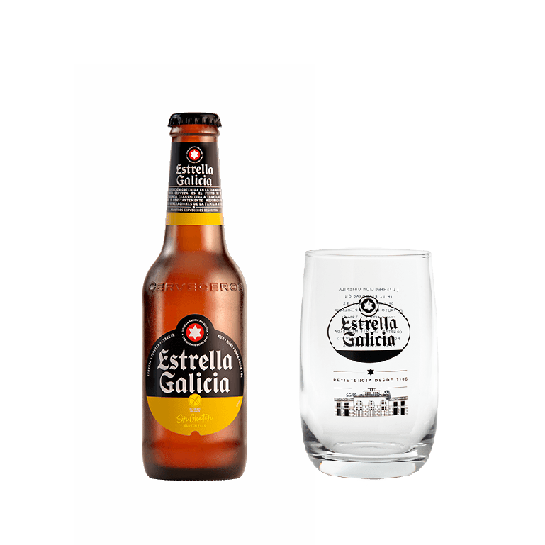 Pack brindis de Estrella Galicia sin gluten