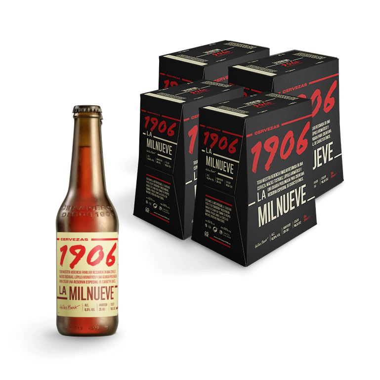 1906 La Milnueve, 24 botellas de 33 cl