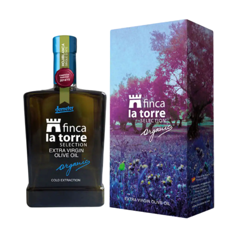 Aceite de oliva virgen extra hojiblanca de Finca La Torre, 1 botella de 25 cl