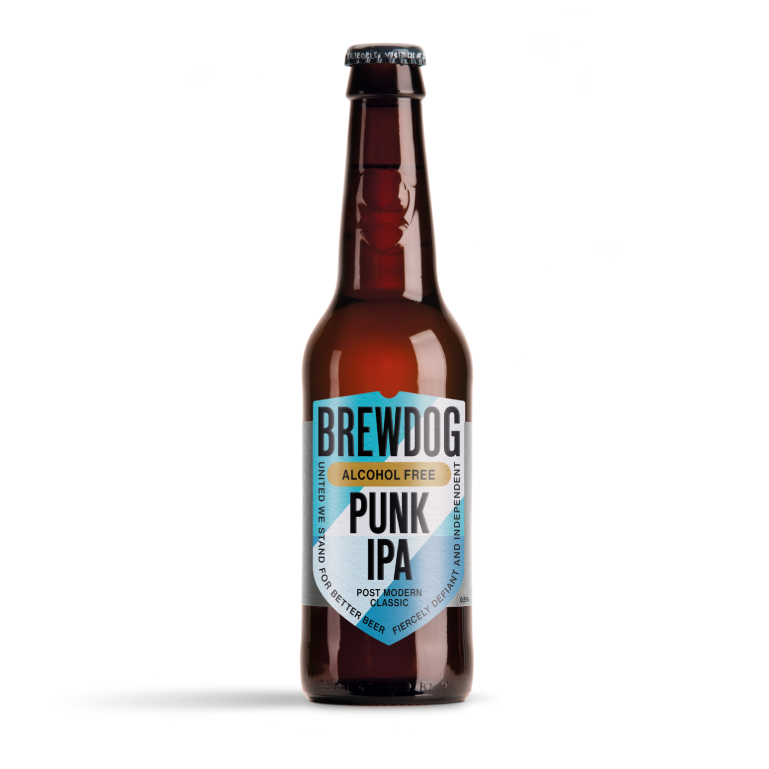 Brewdog Punk IPA sin alcohol, 12 botellas de 33 cl